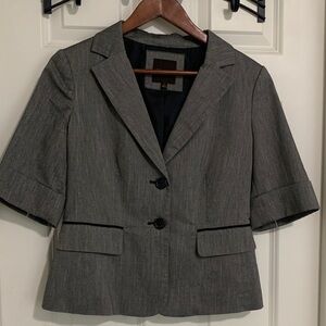 The Limited Gray Short Sleeve Blazer